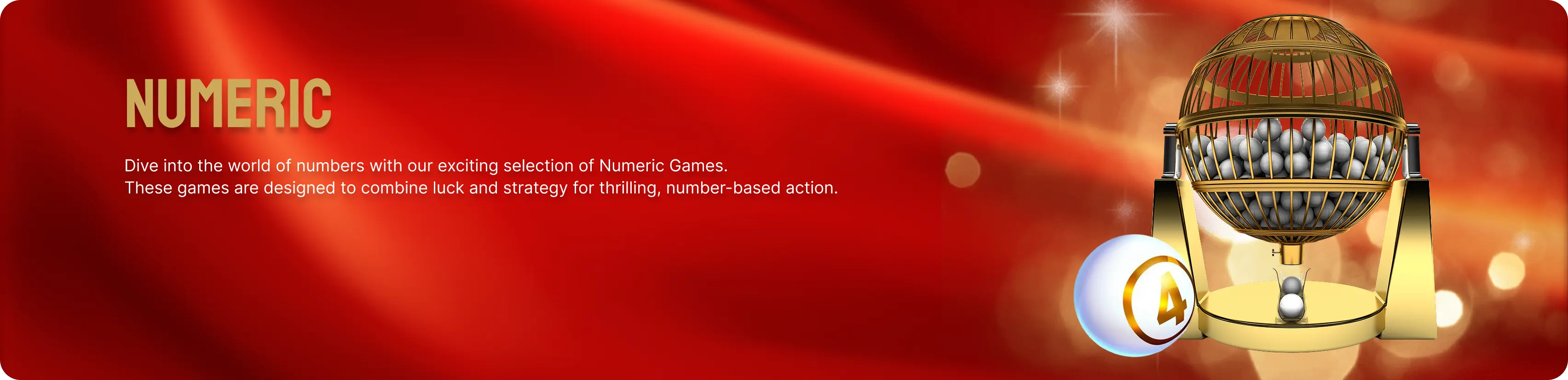 Numeric banner
